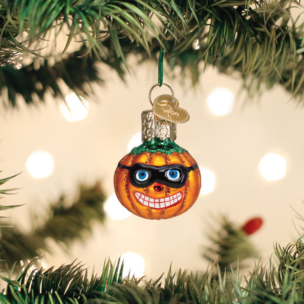 Old World Christmas Mini Masked Jack O'lantern Christmas Ornament