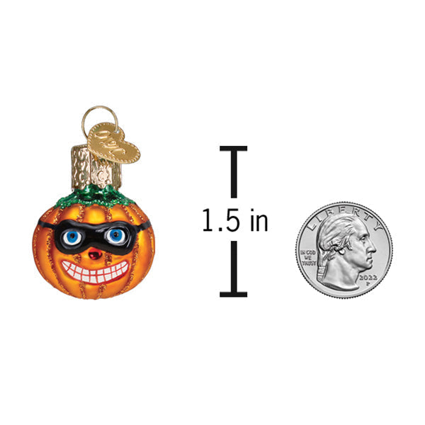 Old World Christmas Mini Masked Jack O'lantern Christmas Ornament