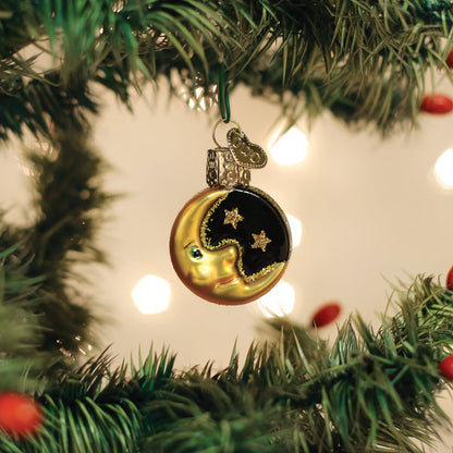 Old World Christmas Mini Moon Christmas Ornament