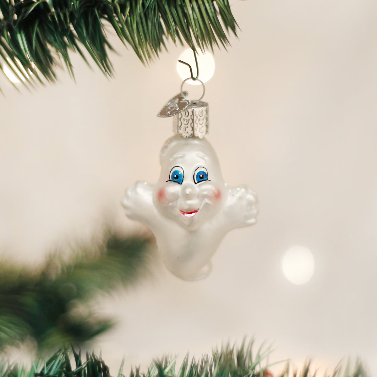 Old World Christmas Miniature Ghost Halloween Ornament