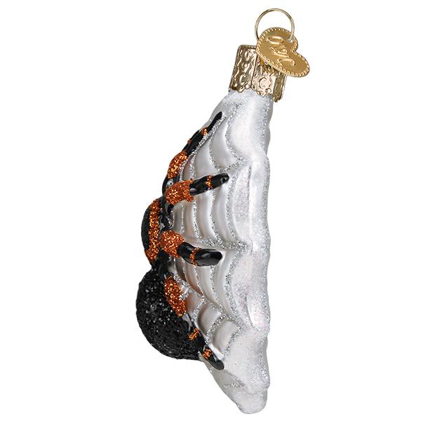 Old World Christmas Tarantula Spider in Web Halloween Collectible Halloween Ornament