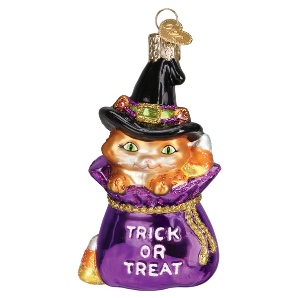 Old World Christmas Trick-or-treat Kitty Halloween Collectible Halloween Ornament