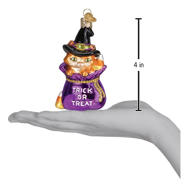 Old World Christmas Trick-or-treat Kitty Halloween Collectible Halloween Ornament