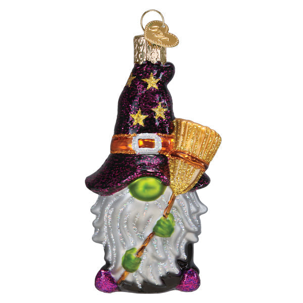 Old World Christmas Witch Gnome Halloween Collectible Halloween Ornament