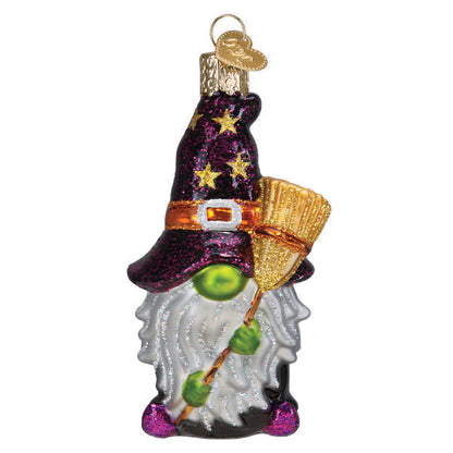 Old World Christmas Witch Gnome Halloween Collectible Halloween Ornament