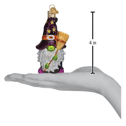 Old World Christmas Witch Gnome Halloween Collectible Halloween Ornament