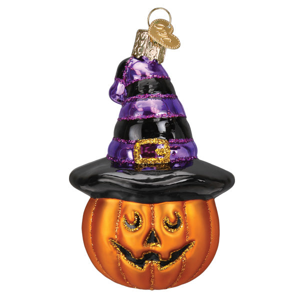Old World Christmas Witch Pumpkin Halloween Collectible Halloween Ornament
