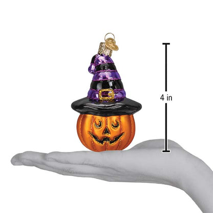 Old World Christmas Witch Pumpkin Halloween Collectible Halloween Ornament