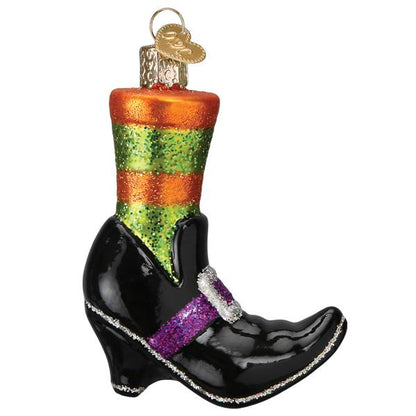 Old World Christmas Witches Shoe Halloween Collectible Halloween Ornament