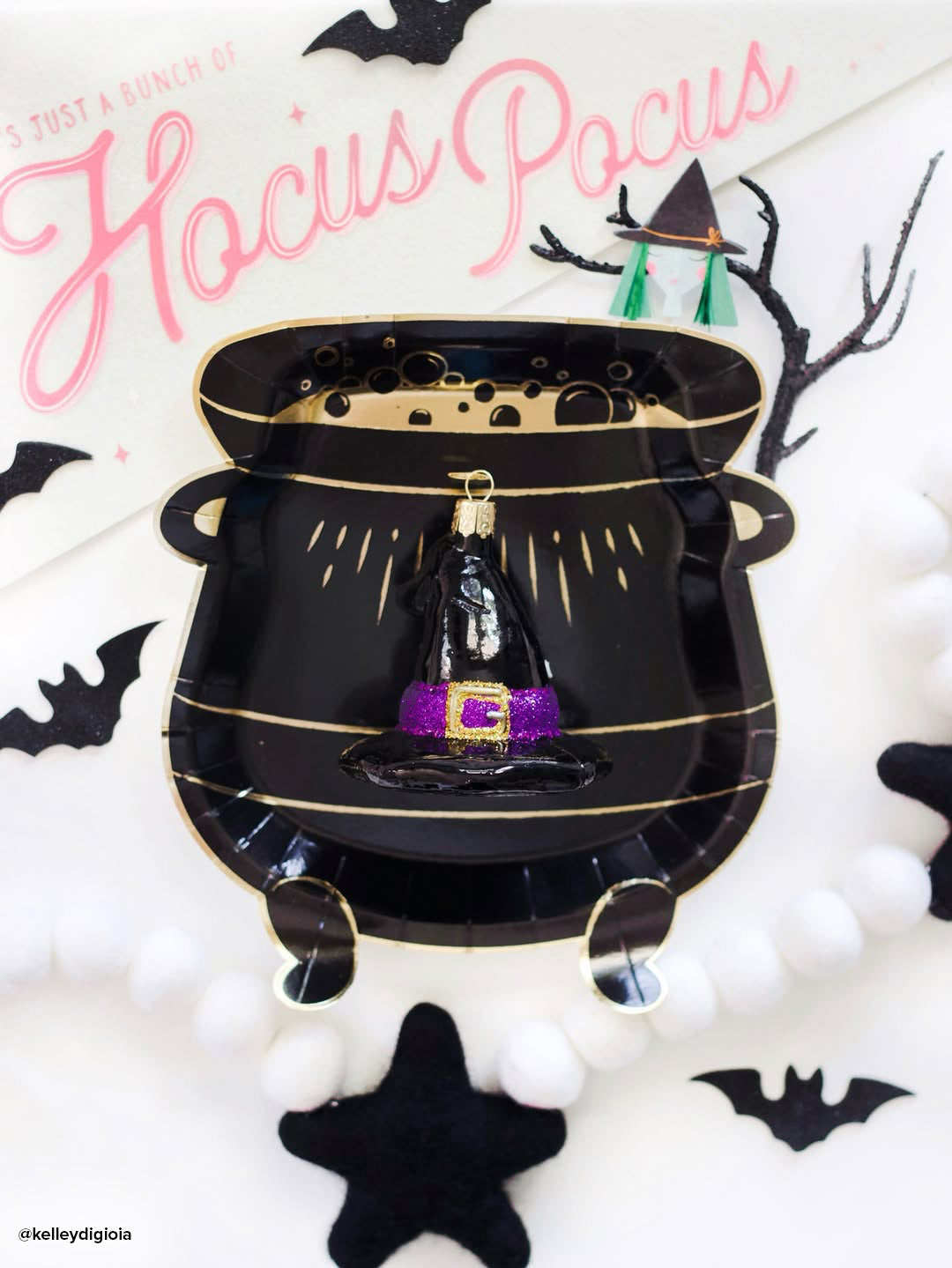 Old World Christmas Witch's Hat Halloween Collectible Halloween Ornament