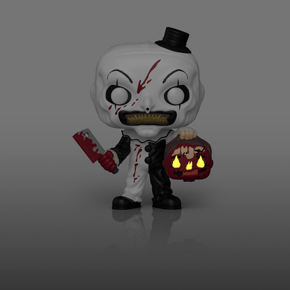 Art W/ Head - Glow-In-The-Dark Terrifier Funko! Pop #2169 Vinyl Figure | Horror Collectible Gift | NYC Halloween Store