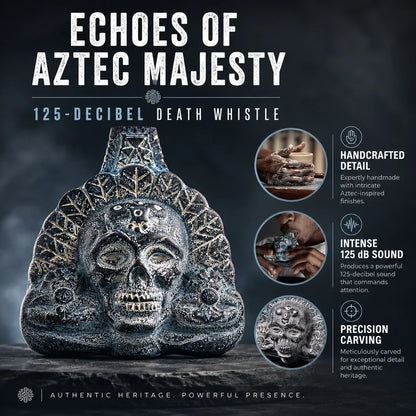 Aztec Death Whistle - Historical Replica Prop | Costume Accessory NYC | Cosplay Accessories