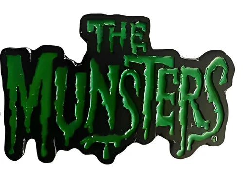 Munster Logo Enamel Pin | Horror Collectible Gift | NYC Halloween Store