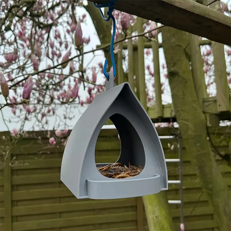 🔥BUY 2 FREE SHIPPING🐦Roofed Hanging Bird Feeder – Perfect for Your Garden