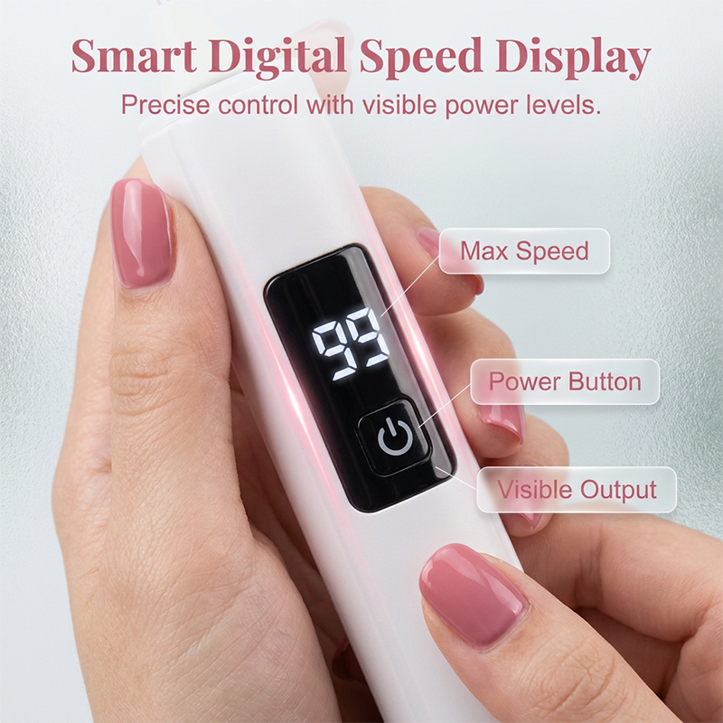 Professional Ultra-Safe LED Electric Nail Grinder