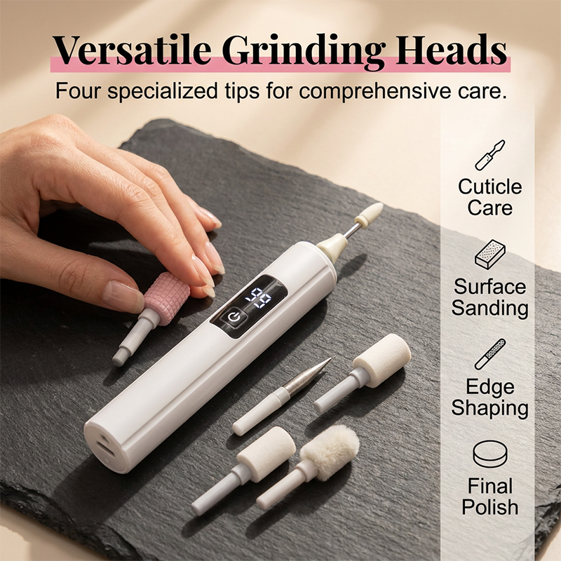 Professional Ultra-Safe LED Electric Nail Grinder