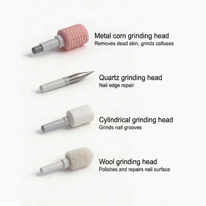 Professional Ultra-Safe LED Electric Nail Grinder