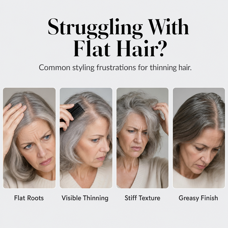 Peach-Scented Volumizing& Setting Spray - Lightweight,Bouncy Hair & Long-Lasting Hold