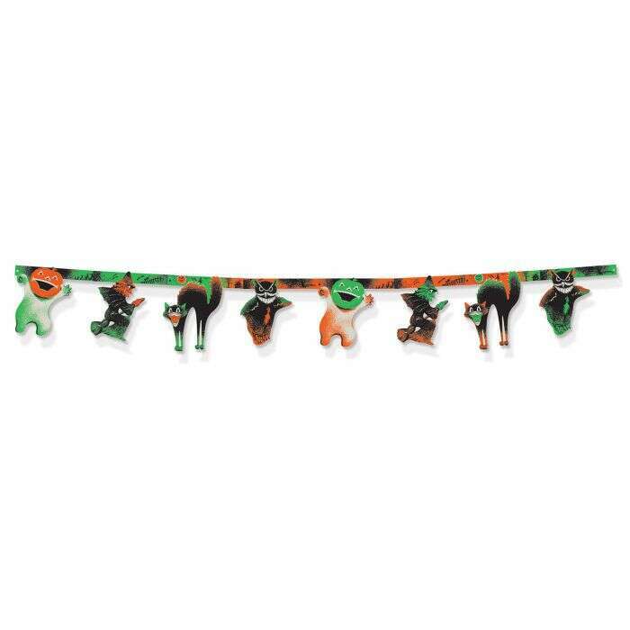 Vintage Halloween Jointed Streamer | Halloween Decor NYC | Haunted Home Decoration